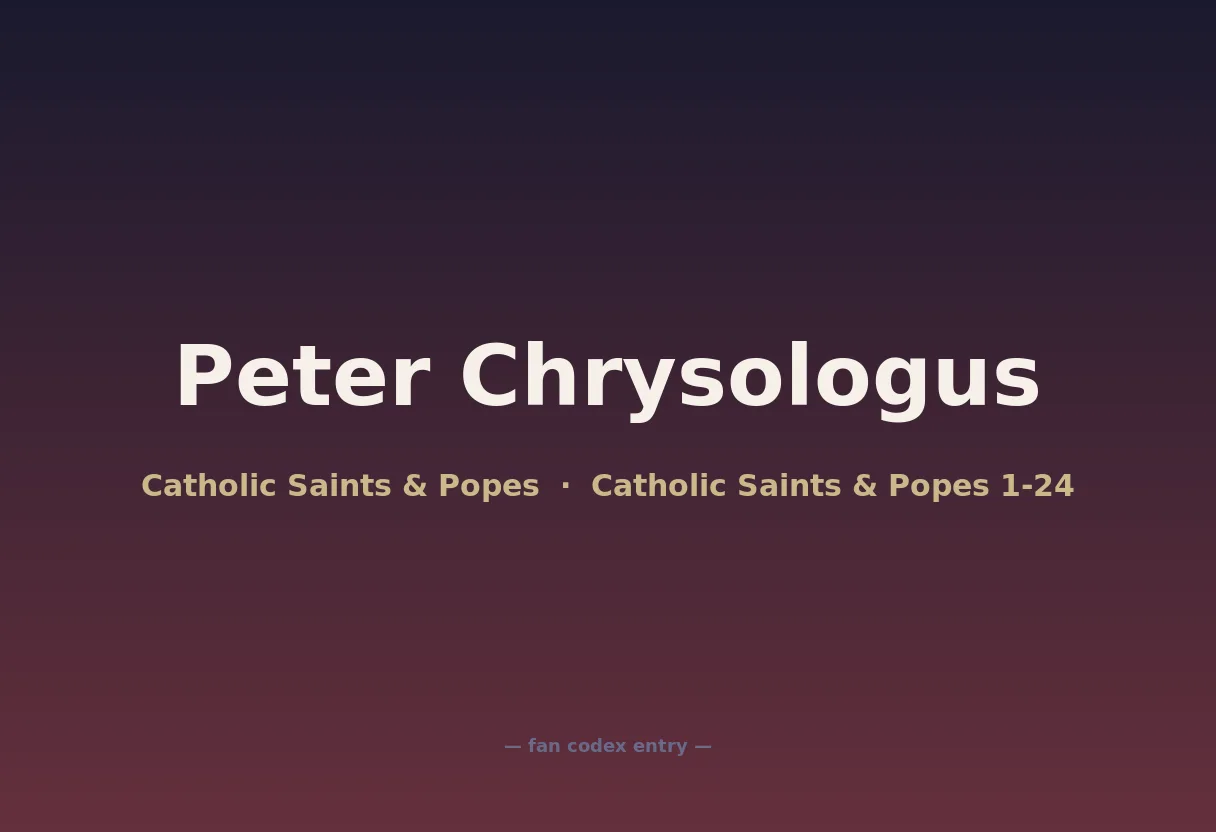 Peter Chrysologus