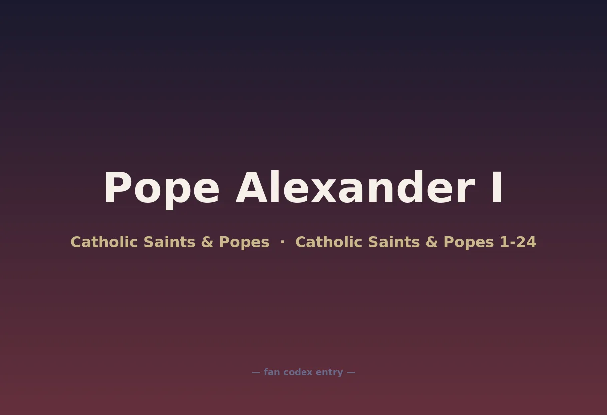 Pope Alexander I